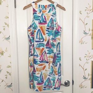 Sleeveless Sailboat Dress